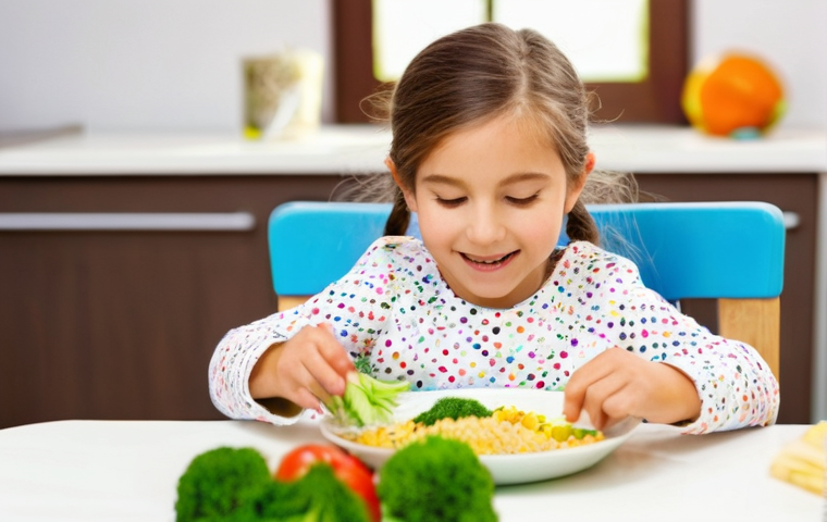 소아 성장발달 한방치료 후기 - **Prompt:** A vibrant outdoor scene featuring a joyful and energetic child (around 8-10 years old) p...