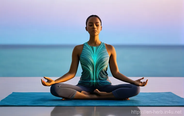 한방병원 침술 효과 후기 - **Prompt:** A conceptual split image illustrating the journey from stress to serenity. On the left s...