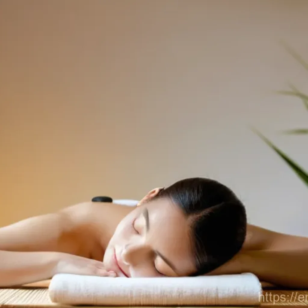 어깨 통증 침술 치료 효과 - **Prompt:** "A serene, softly lit image of an individual (mid-30s, gender-neutral, wearing comfortab...