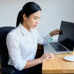 디스크 한방치료 효과 - **Prompt 1: The Subtle Strain of Everyday Habits**
    "A candid, realistic photograph capturing a d...